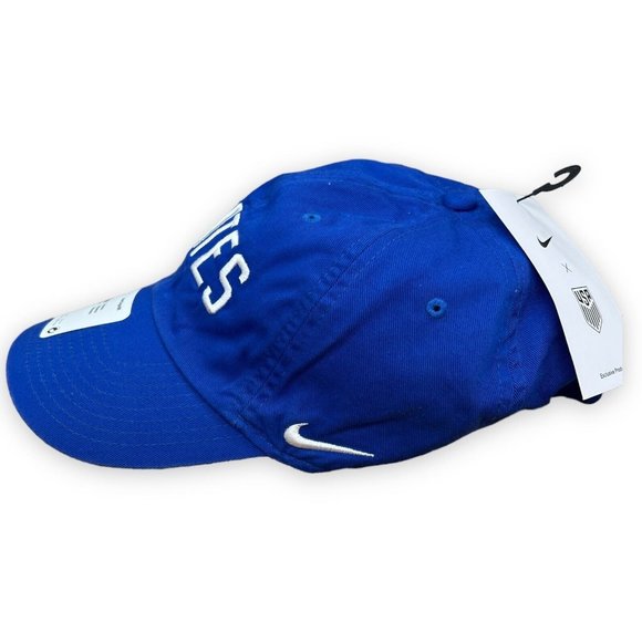 Nike x USA Campus‎ Cap Heritage 86 Strapback OSFM Blue C-11127 Soccer USA Shield - Picture 8 of 9